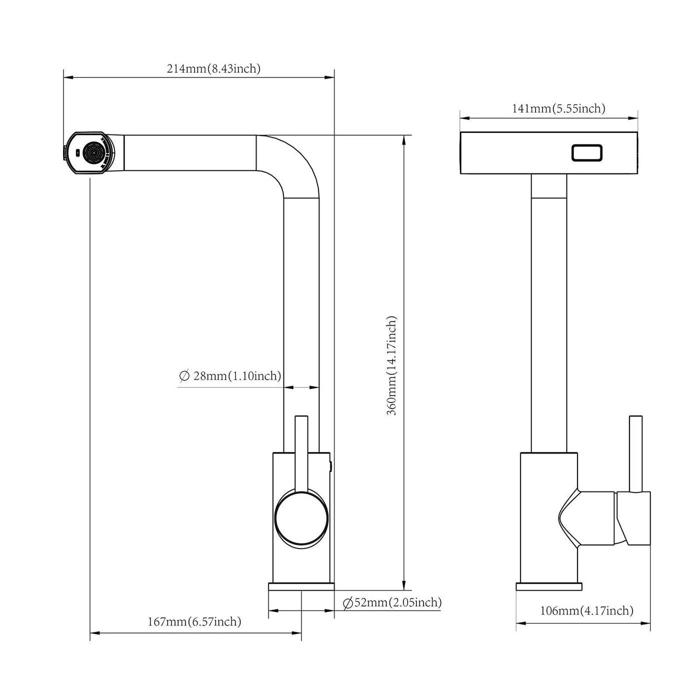 Drop In Kitchen Sink With Pull Down Faucet And Soap Dispenser by HouseOfZazla