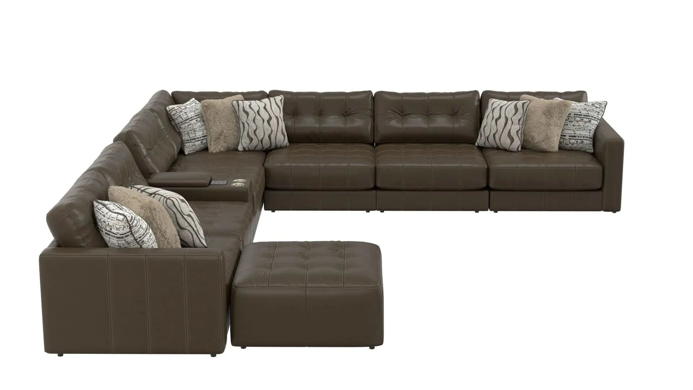 Siena - Modular Sectional And Cocktail Ottoman by Unique Piece Furniture