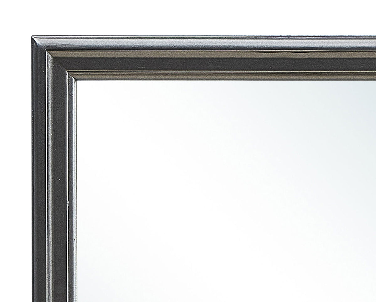 Traditional Wall Mirror with Wood Veneer Frame - Multiple Colors, photo 40 of 40