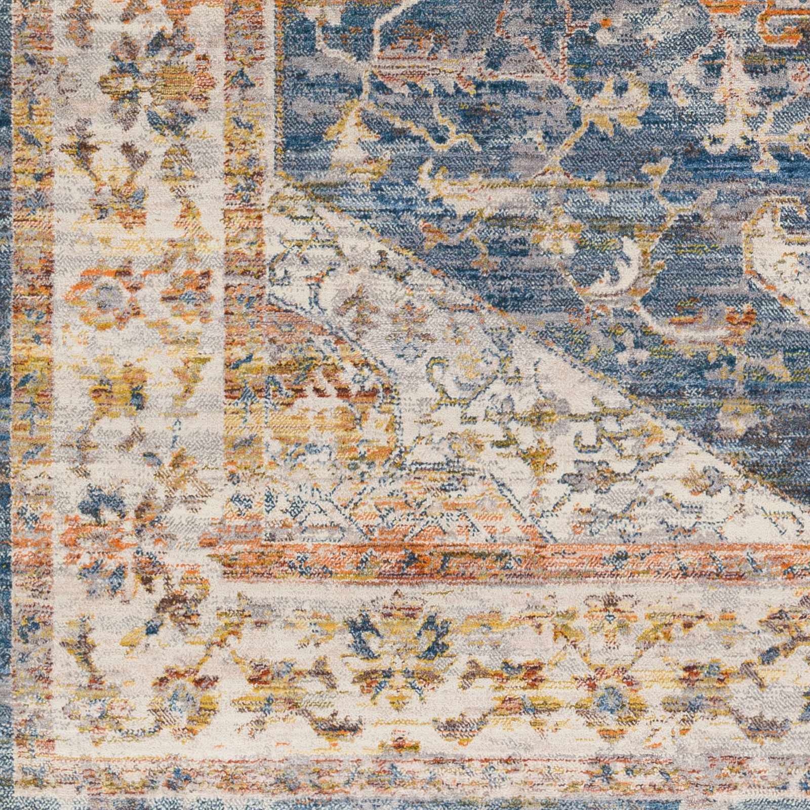 Solana Distressed Medallion Area Carpet - Clearance by Boutique Rugs