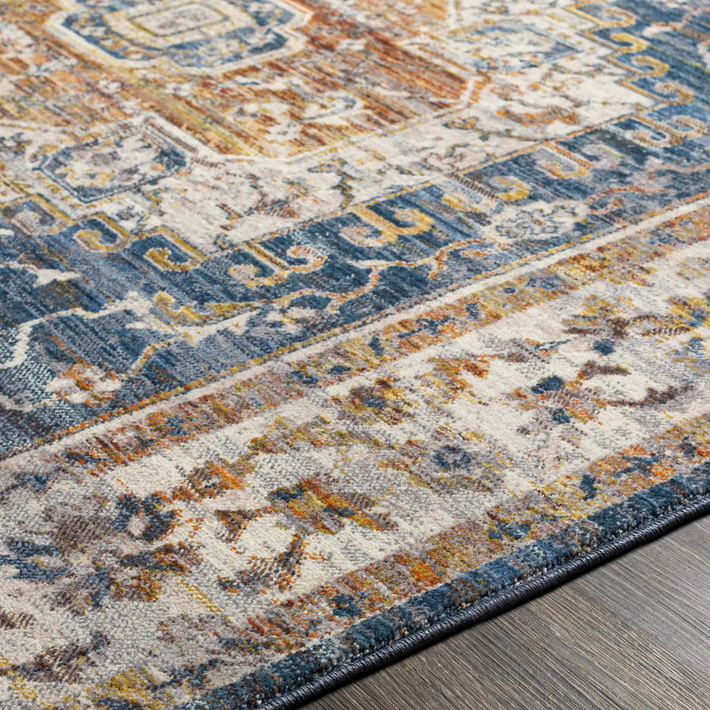 Solana Distressed Medallion Area Carpet - Clearance by Boutique Rugs