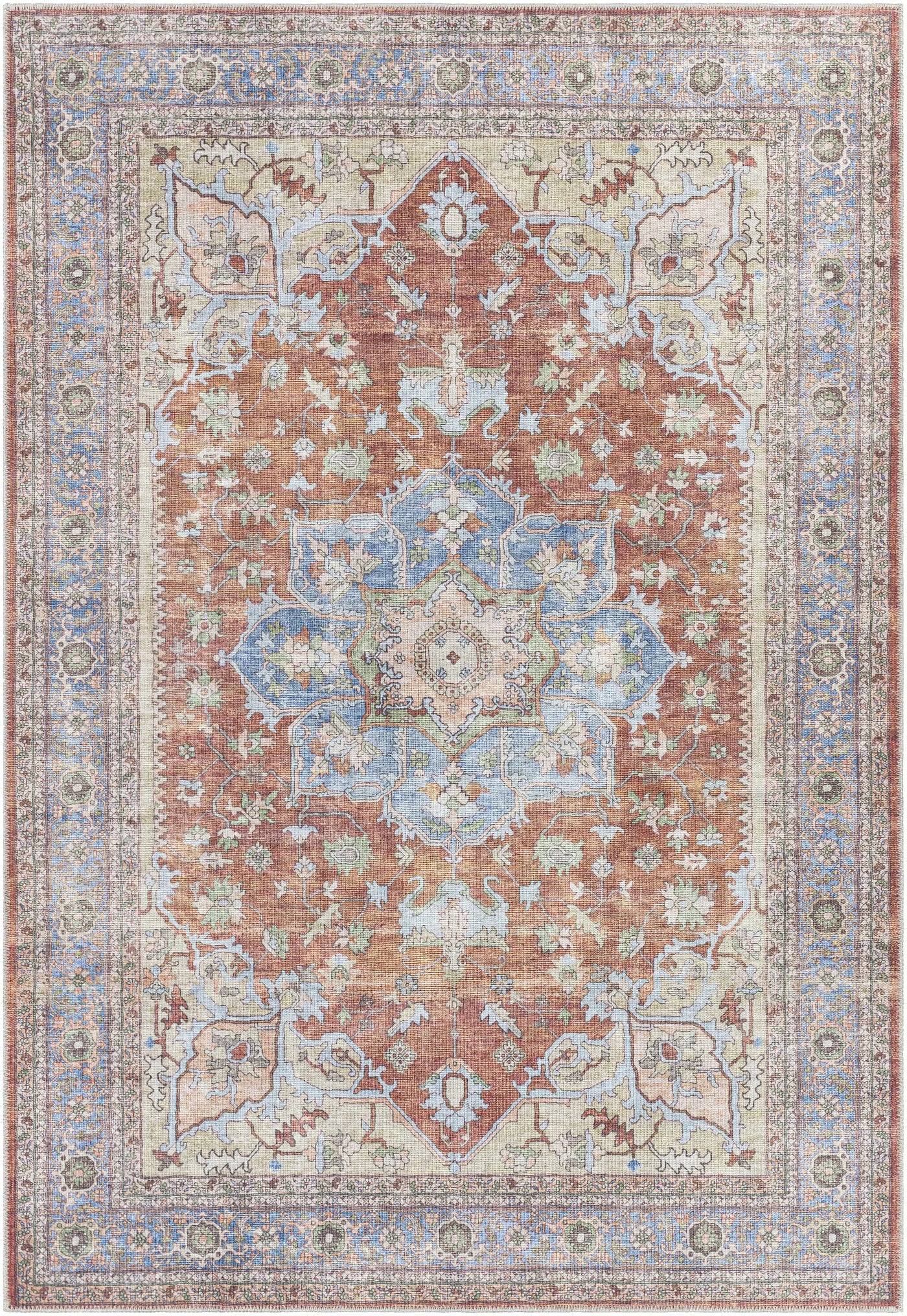 Brown Bagamanoc Medallion @Area Rug - Clearance by Boutique Rugs