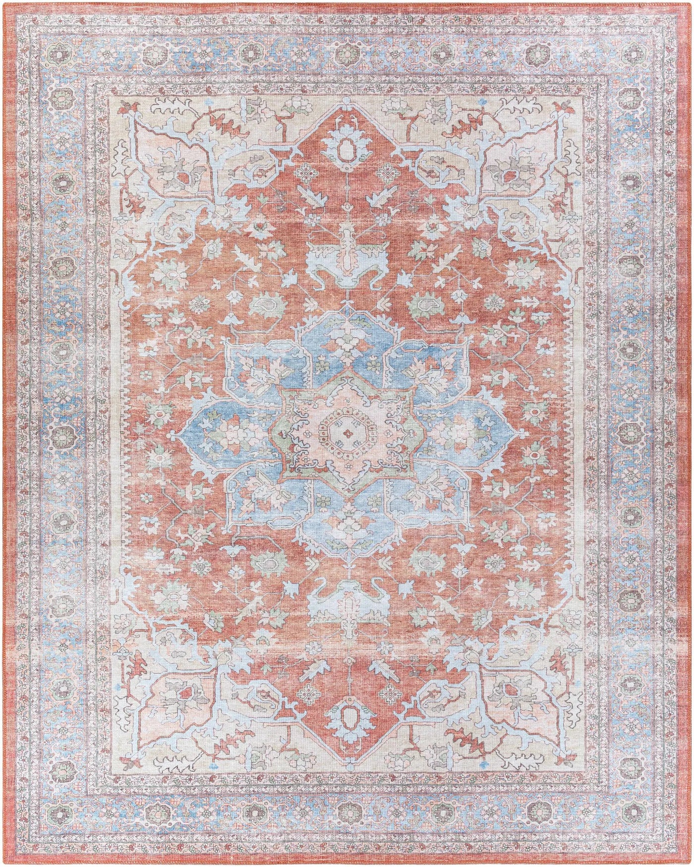 Brown Bagamanoc Medallion @Area Rug - Clearance by Boutique Rugs