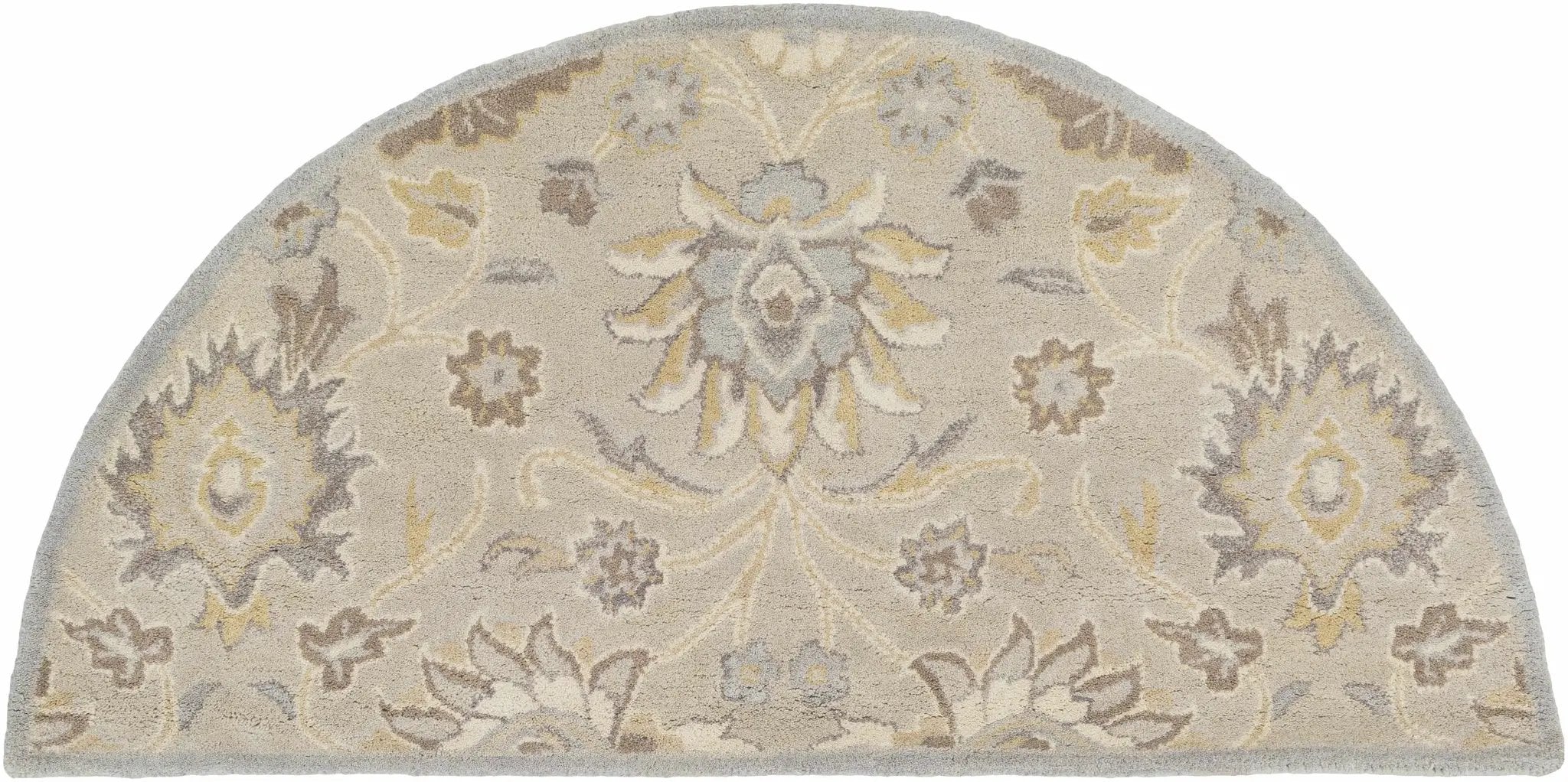 Conesus 1192 Hand Tufted Ivory&Taupe Wool Rug by Boutique Rugs