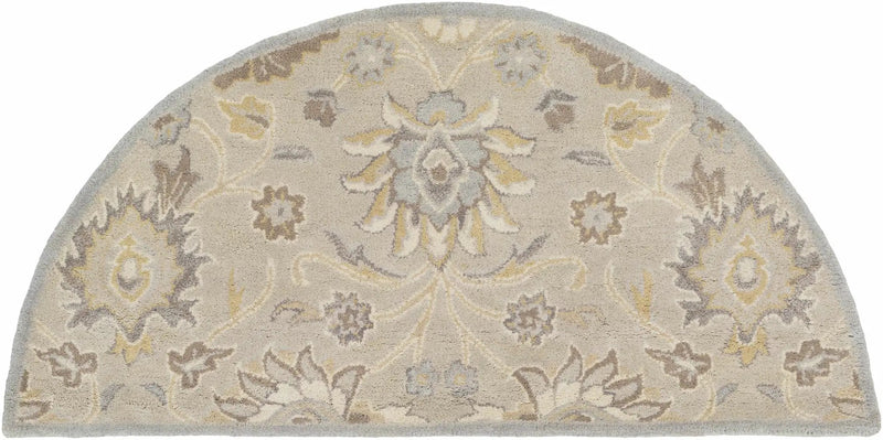 Conesus 1192 Hand Tufted Ivory&Taupe Wool Rug by Boutique Rugs