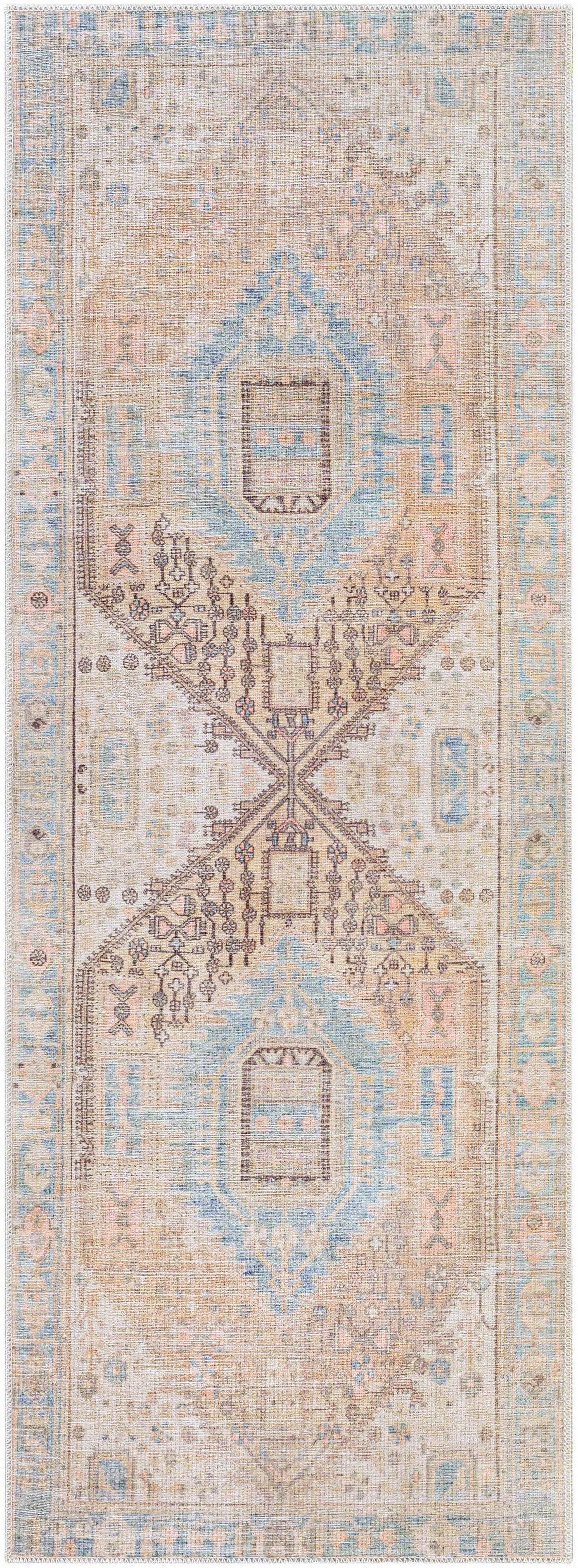 Baloy Vintage Washable Rug by Boutique Rugs