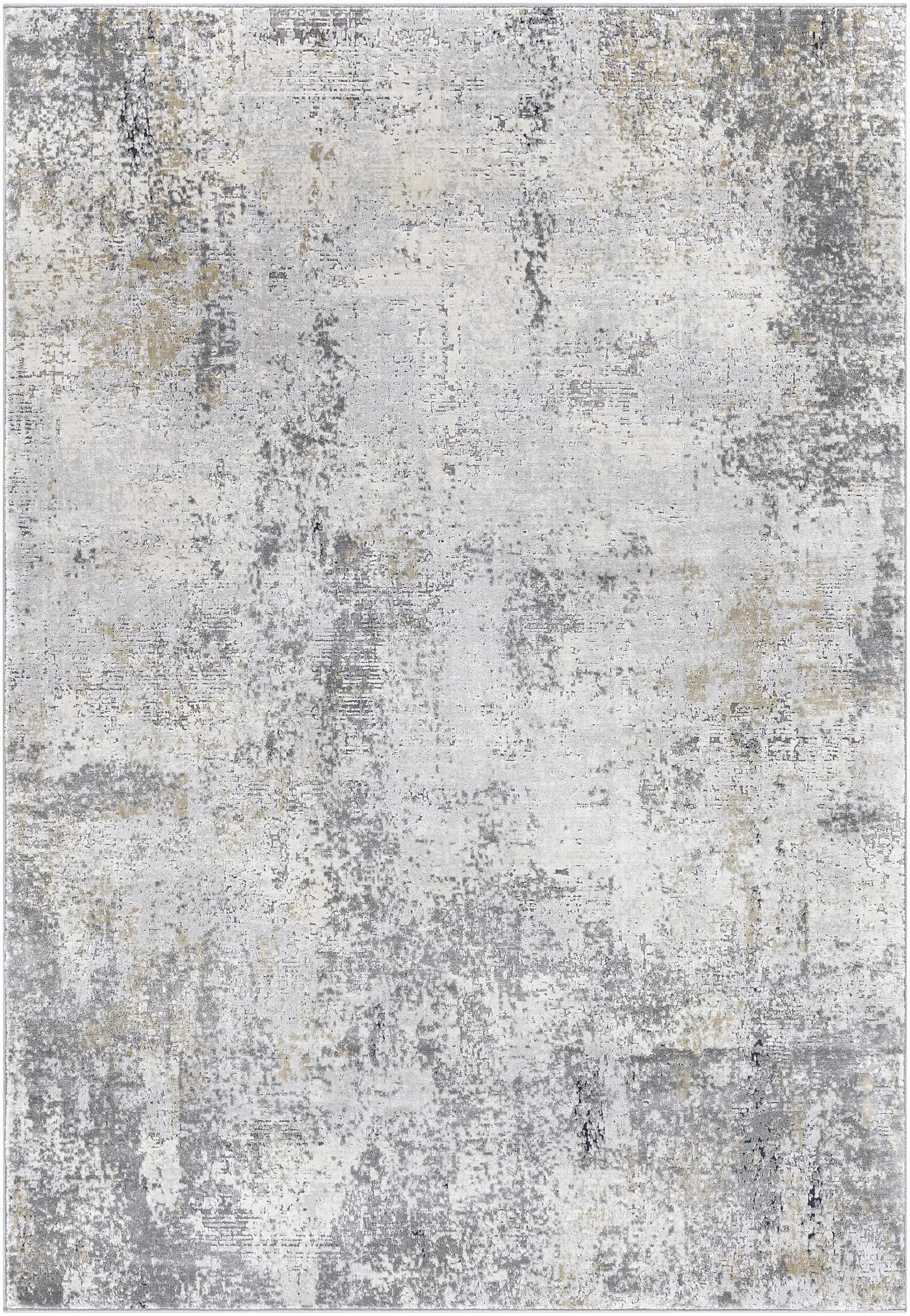 Baranduda Abstract Gray Luxe Rug - Clearance by Boutique Rugs