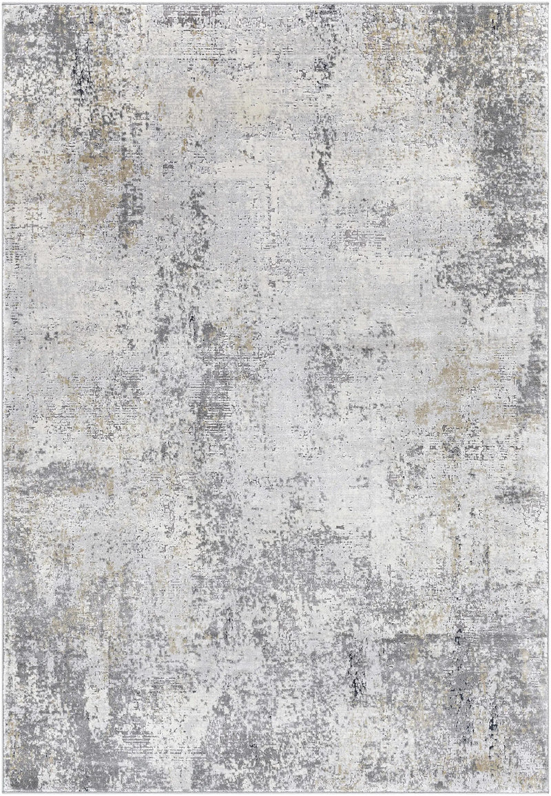 Baranduda Abstract Gray Luxe Rug - Clearance by Boutique Rugs