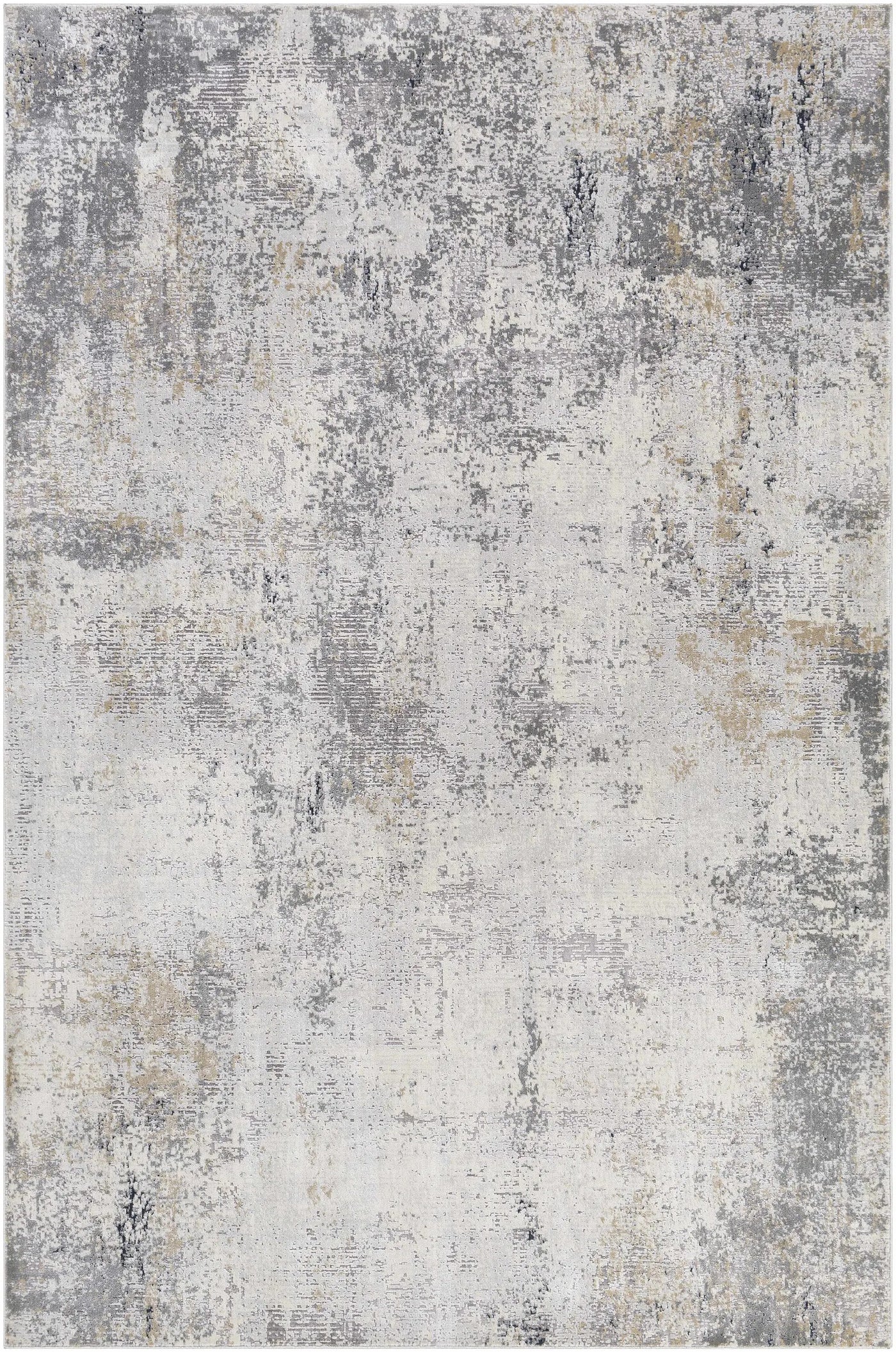 Baranduda Abstract Gray Luxe Rug - Clearance by Boutique Rugs