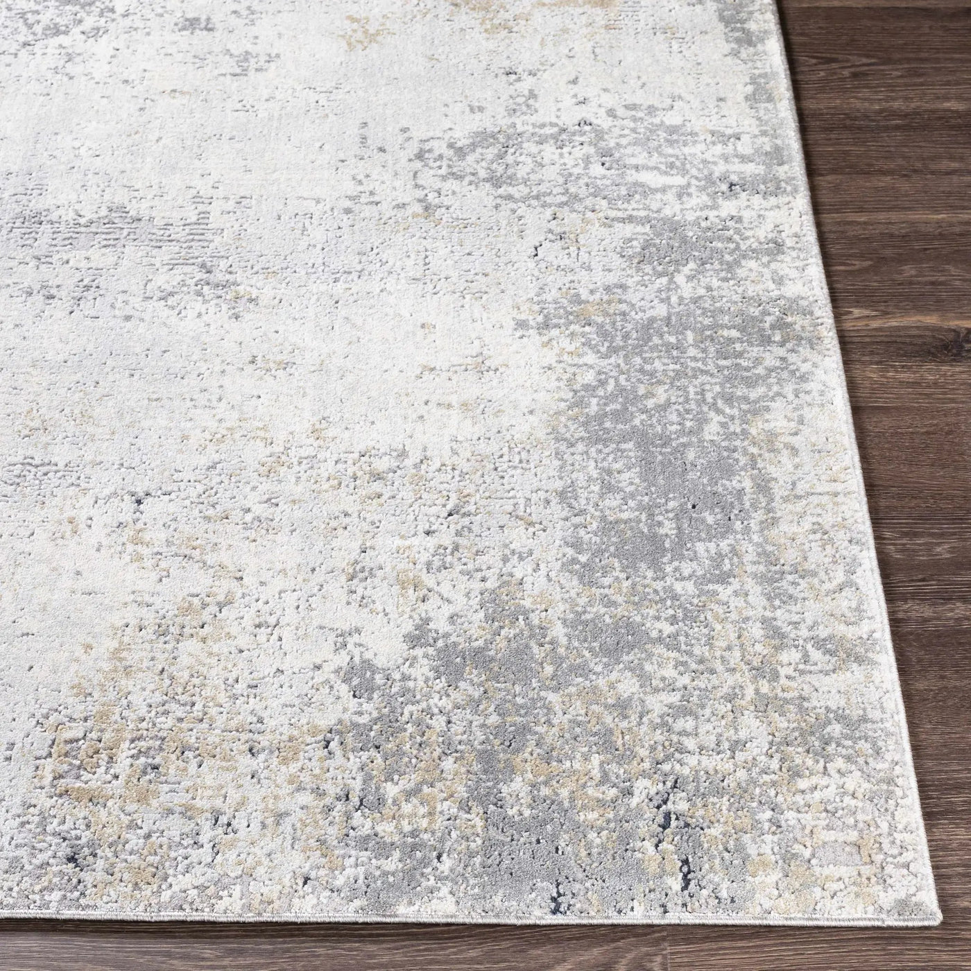 Baranduda Abstract Gray Luxe Rug - Clearance by Boutique Rugs