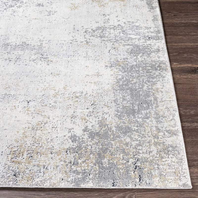 Baranduda Abstract Gray Luxe Rug - Clearance by Boutique Rugs