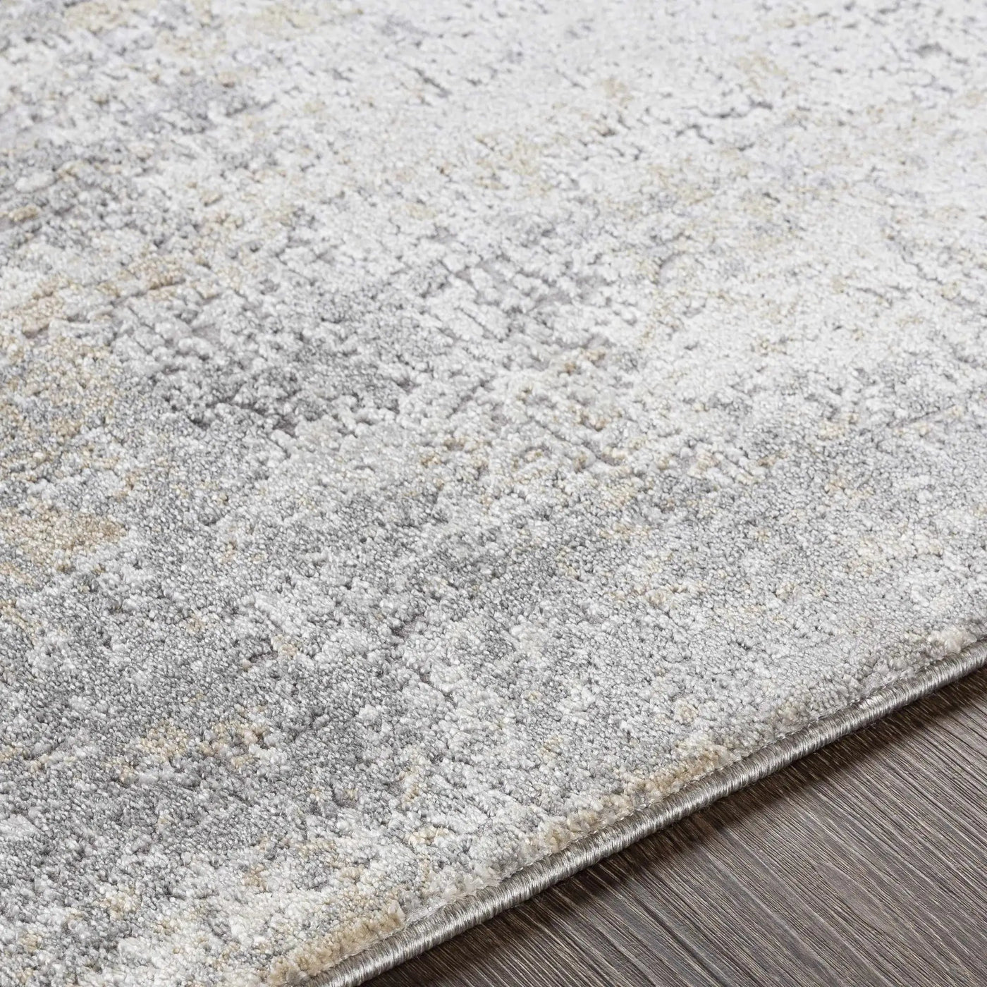 Baranduda Abstract Gray Luxe Rug - Clearance by Boutique Rugs