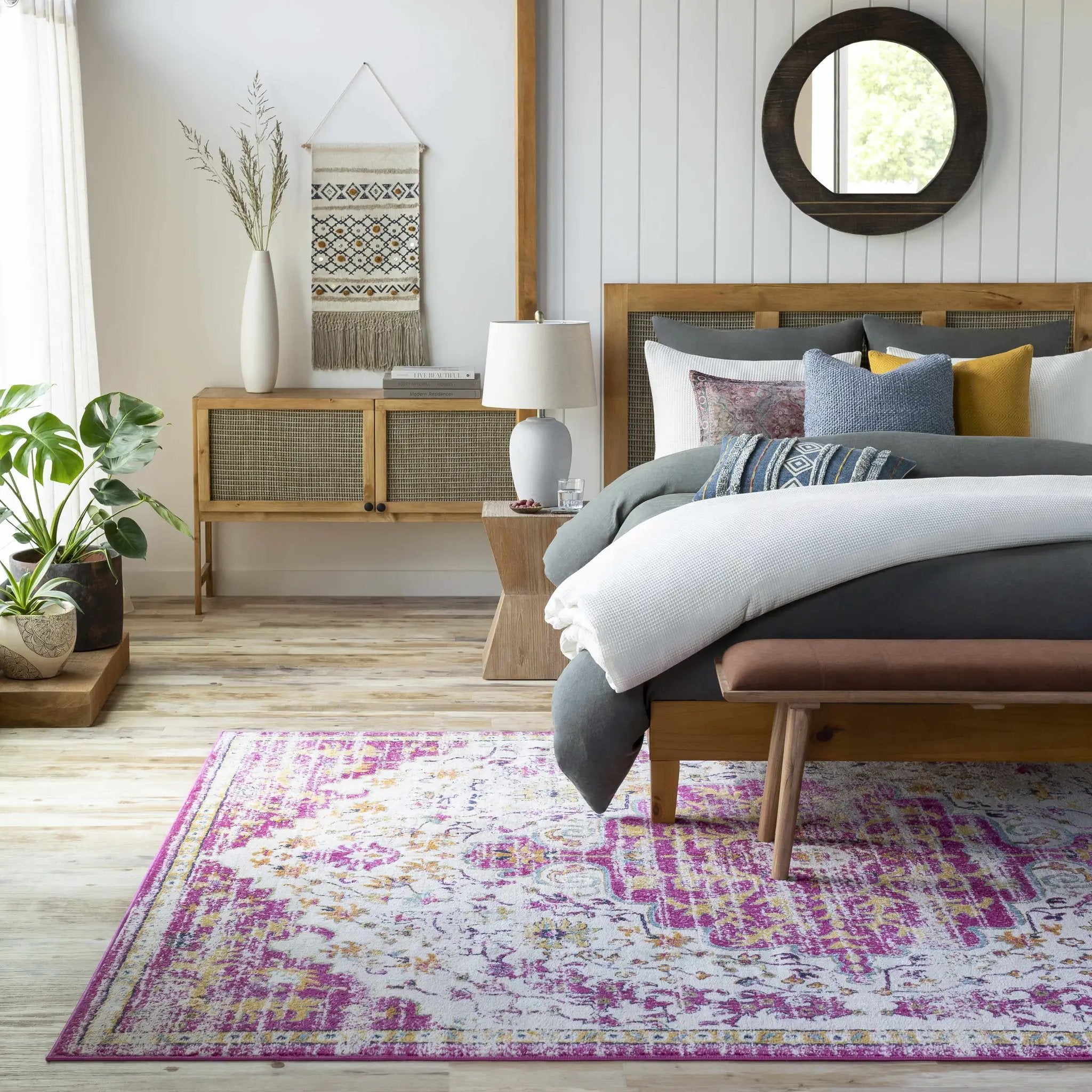 Barceloneta Magenta Area Rug - Clearance by Boutique Rugs
