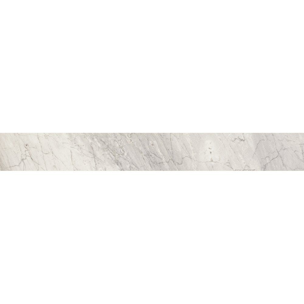 Bardiglio Gray Polished&Amp;Rectified Battiscopa Marble Look Porcelain Moldings 3x24 Porcelain Polished&Rectified 3x24 Moldings