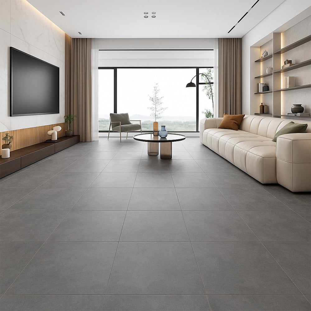 Bardiglio Light Honed Marble Tiles 12x24 Marble Honed 12x24 Tiles — 2