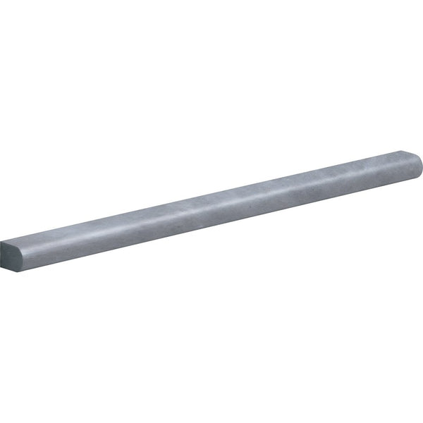 Bardiglio Light Honed Pencil Liner Marble Moldings 1/2x12