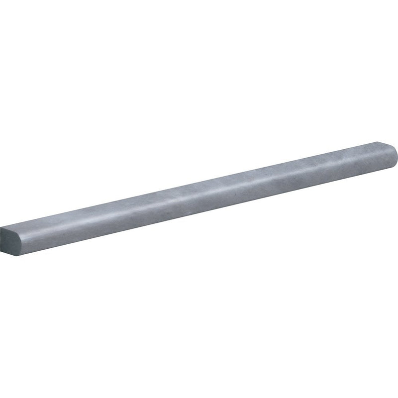 Bardiglio Light Honed Pencil Liner Marble Moldings 1/2x12 Marble Honed 2x12 Moldings