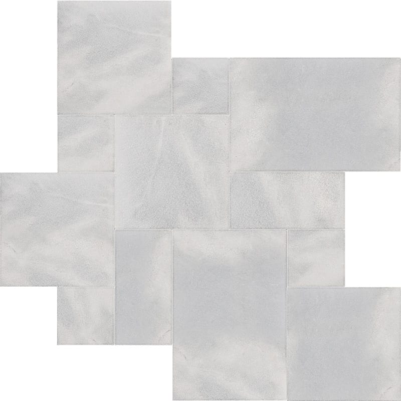 Bardiglio Light Textured Marble Tiles Versailles Pattern Marble Textured Various Tiles