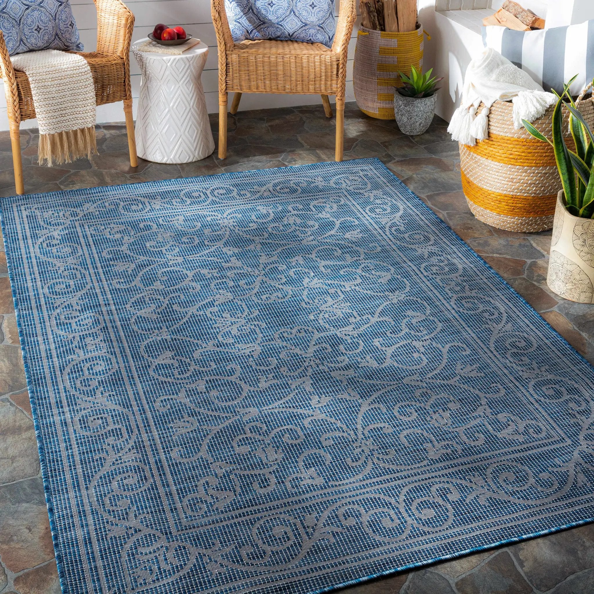 Bargara Flatweave Outdoor Area Carpet - Clearance by Boutique Rugs