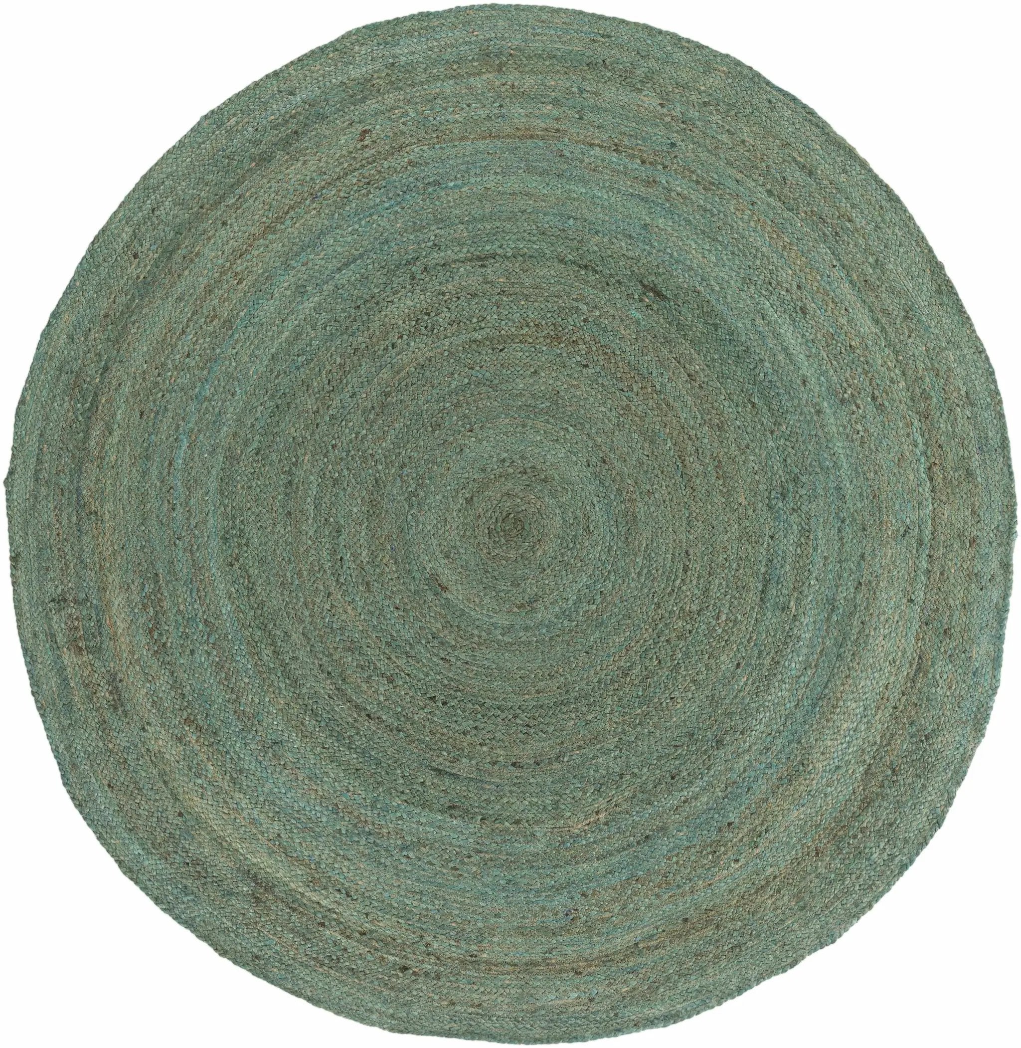 Barksdale Green Hand Woven Jute - Clearance by Boutique Rugs