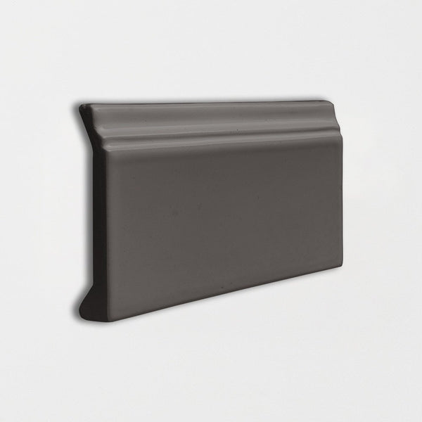 Coffee Glossy Base Trim Ceramic Moldings 4 3/16x6