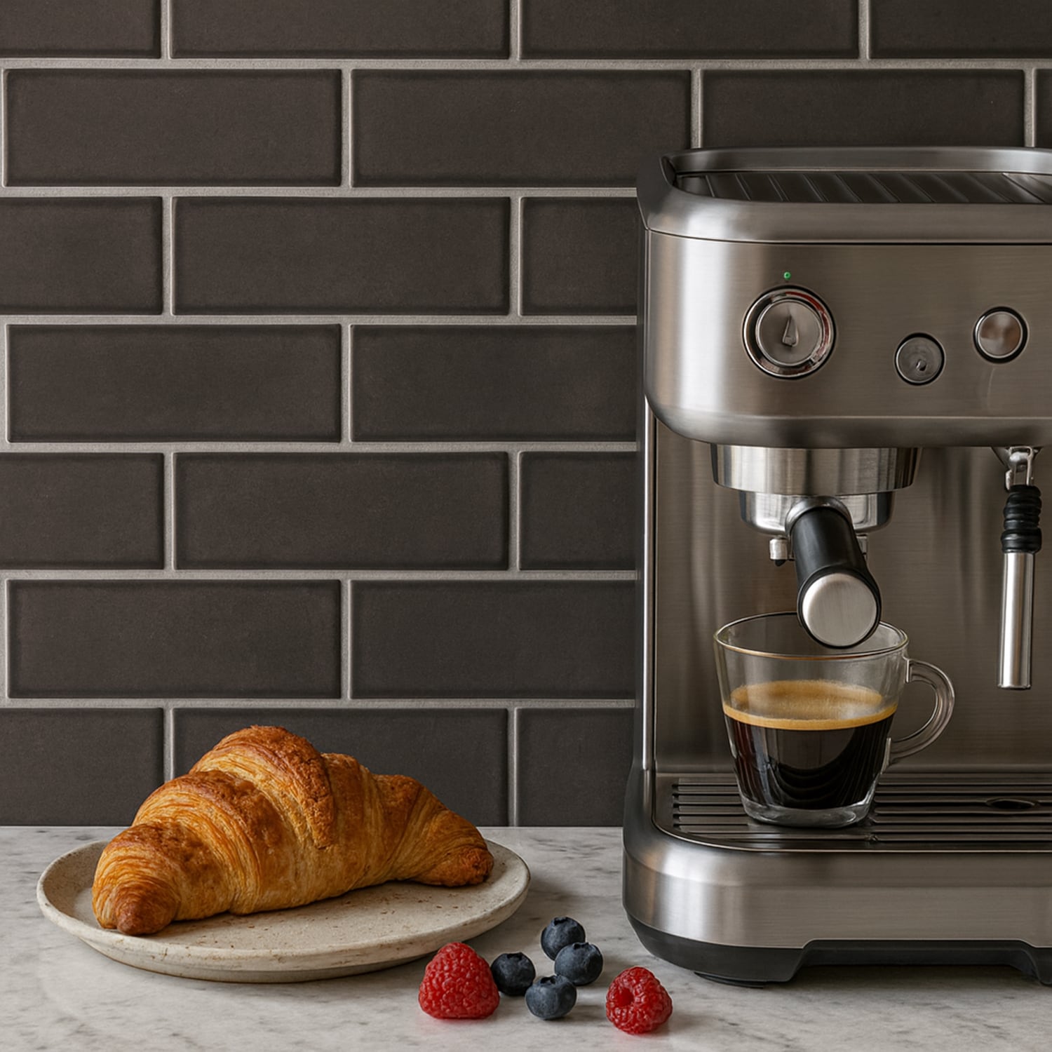 Coffee Glossy Subway Ceramic Tiles 3x9 Ceramic Glossy 3x9 Tiles — 2