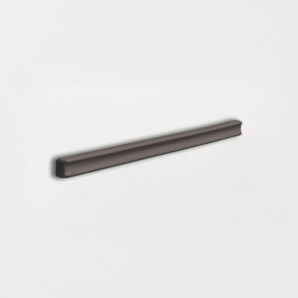 Coffee Glossy Pencil Trim Ceramic Moldings 5/8x6