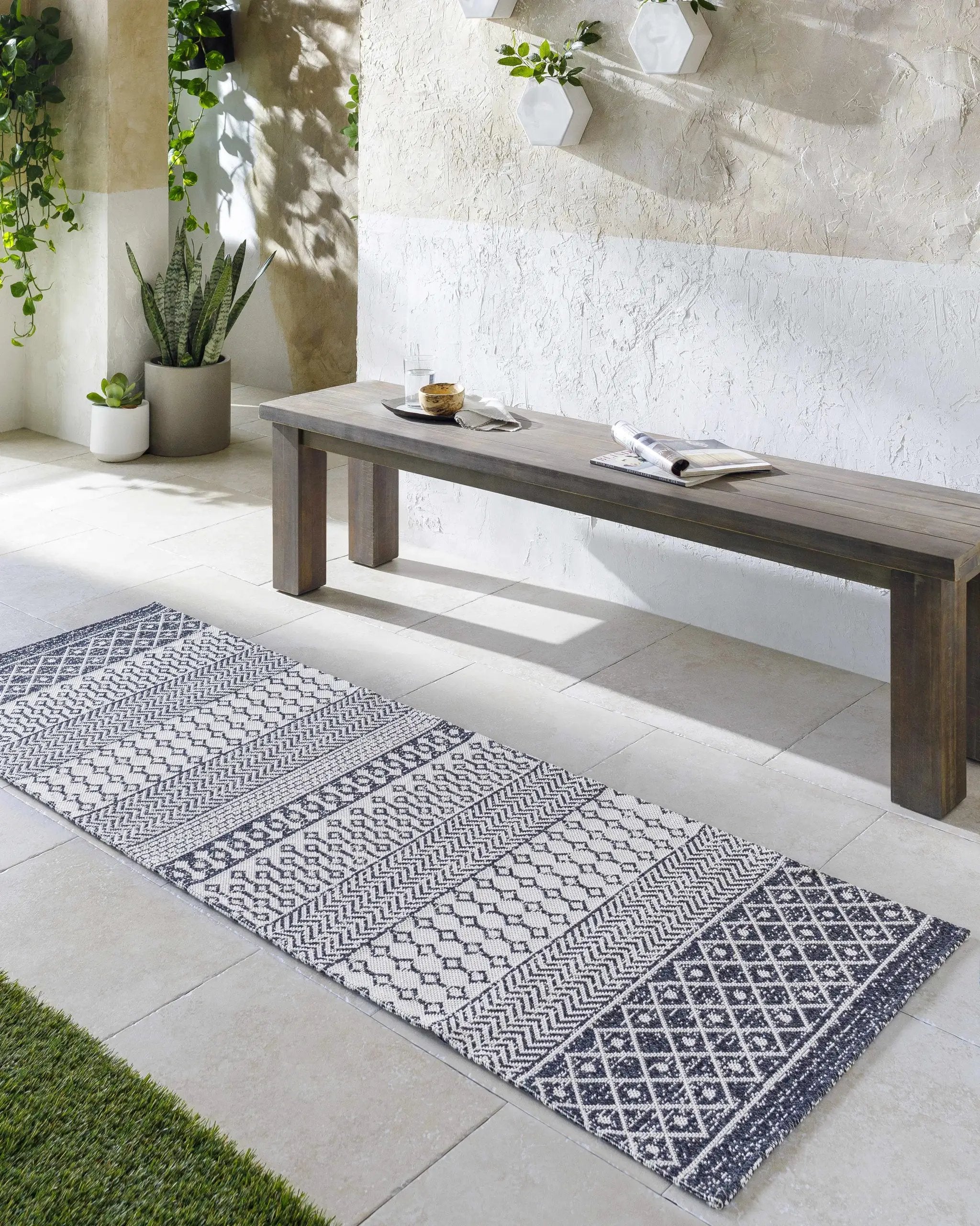Barnwood Washable Area Rug - Clearance by Boutique Rugs