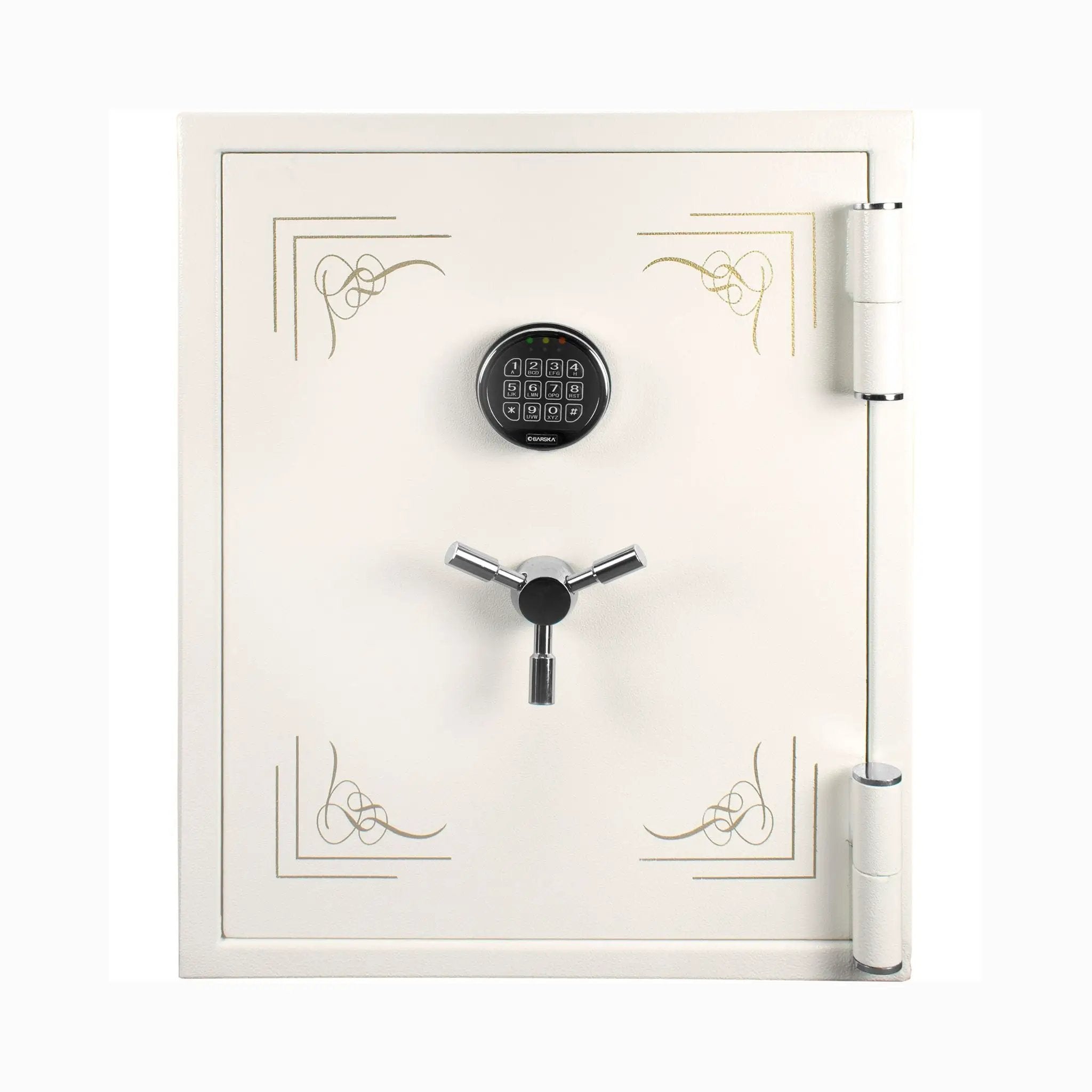 Barska 2.75 CF White Fireproof Jewelry Safe With Jewelry Storage Drawer (SAK69047) by SAKSBY WHOLESALE