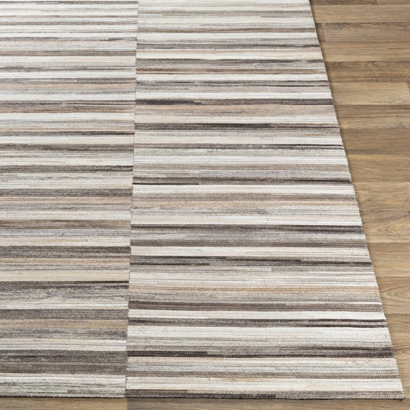 Batehaven Premium Leather Hand Crafted Rug - Clearance by Boutique Rugs