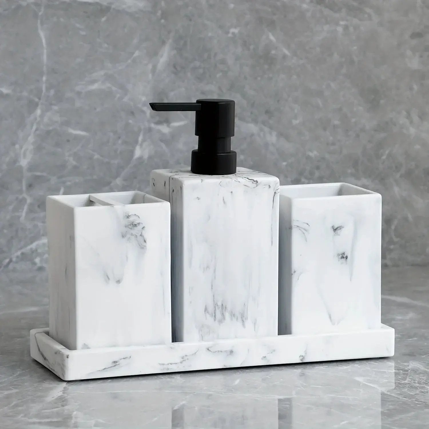 Bathroom Countertop - Marble Storage Set by House Of Avana