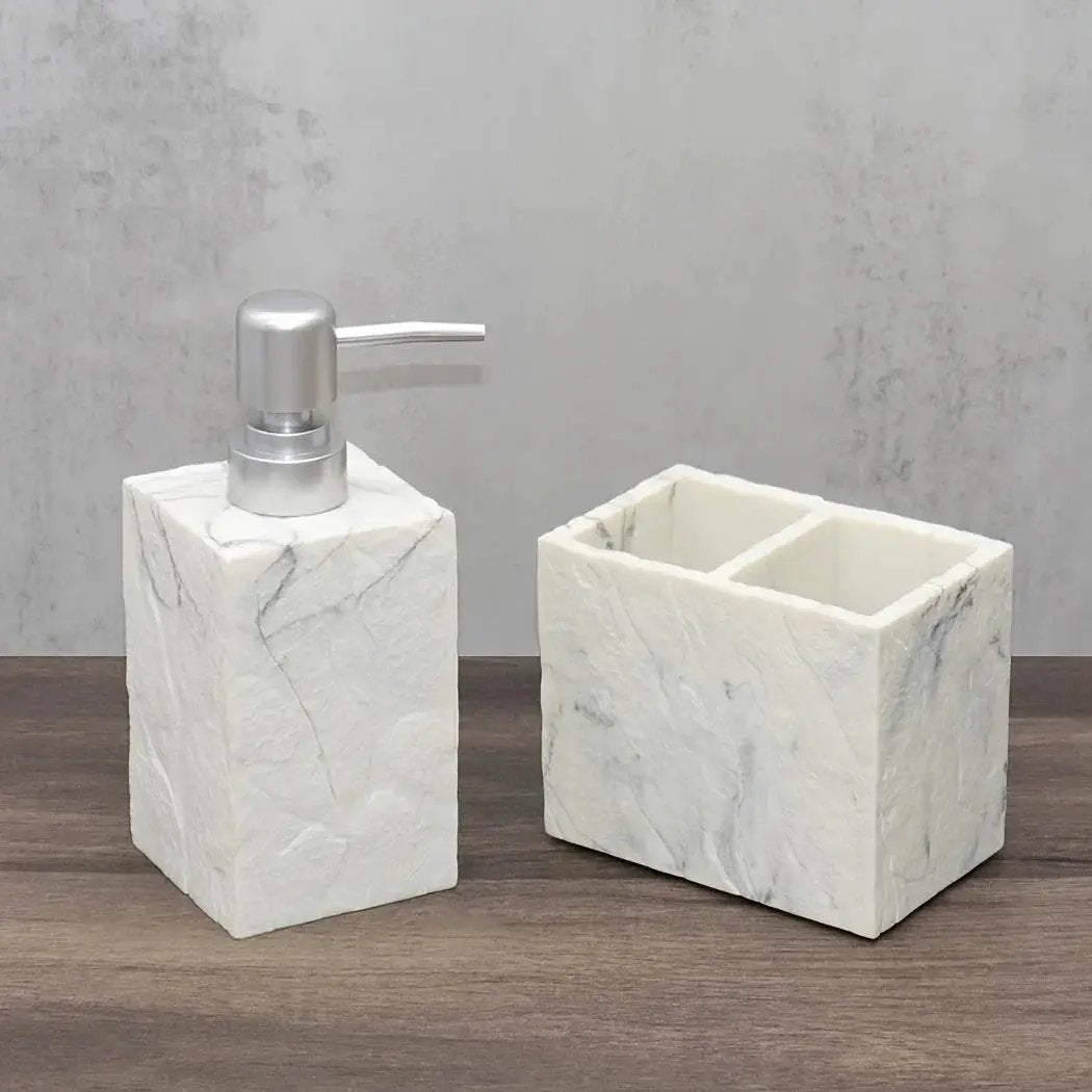 Bathroom Essentials - Creamy Beige Stone by House Of Avana