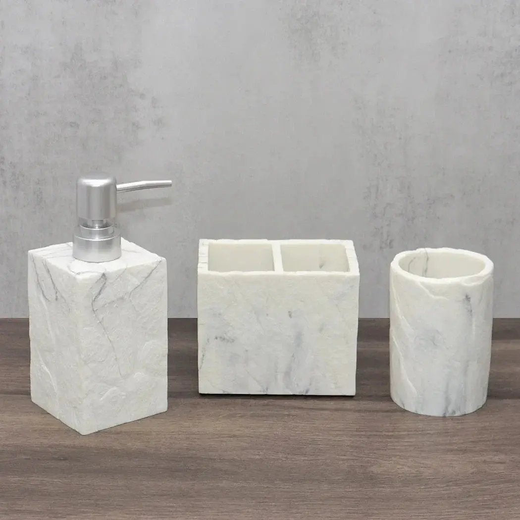 Bathroom Essentials - Creamy Beige Stone by House Of Avana