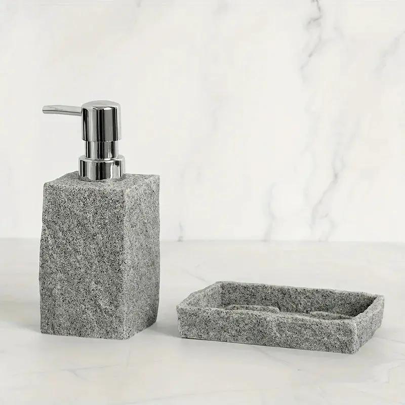 Bathroom Set - Classic Granite Effect by House Of Avana