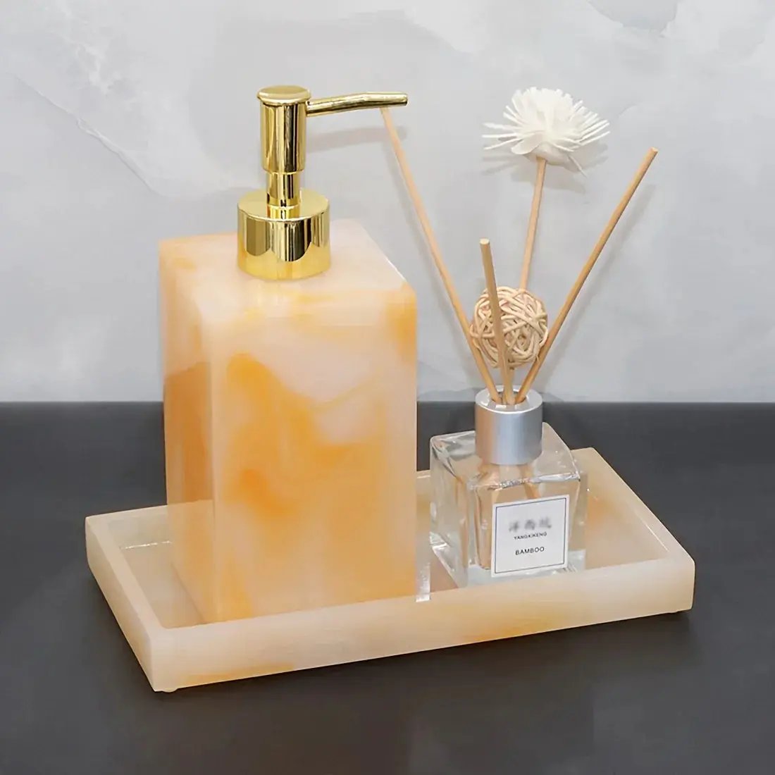 Bathroom Set - Elegant Sandstone by House Of Avana