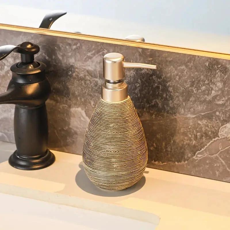 Bathroom Set - Handmade Ceramic White 5-Piece by House Of Avana