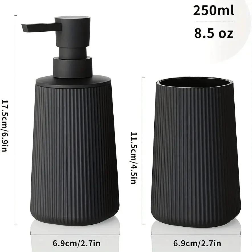 Bathroom Set - Modern Plastic 2pcs by House Of Avana