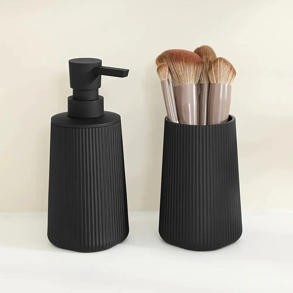 Bathroom Set - Modern Plastic 2pcs by House Of Avana
