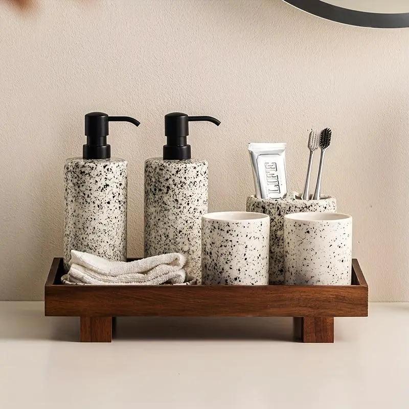 Bathroom Tray - Non-Deformable Wooden by House Of Avana