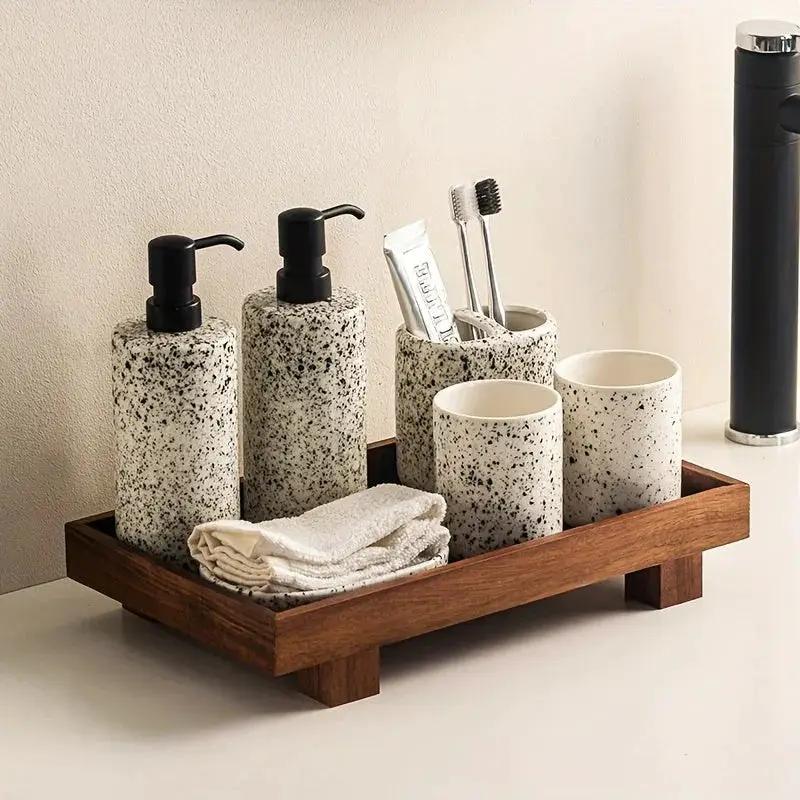 Bathroom Tray - Non-Deformable Wooden by House Of Avana