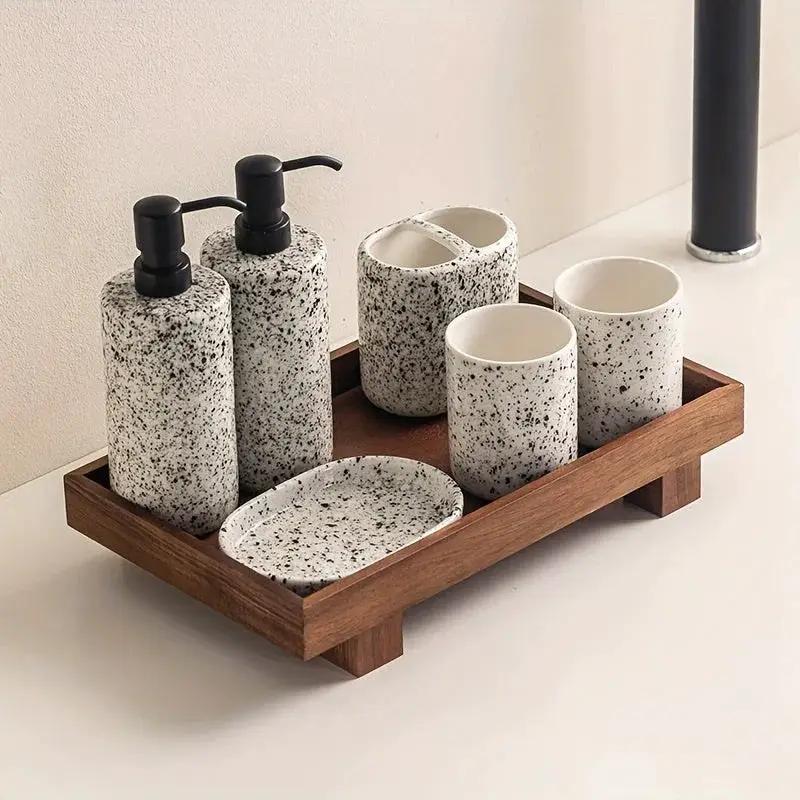 Bathroom Tray - Non-Deformable Wooden by House Of Avana