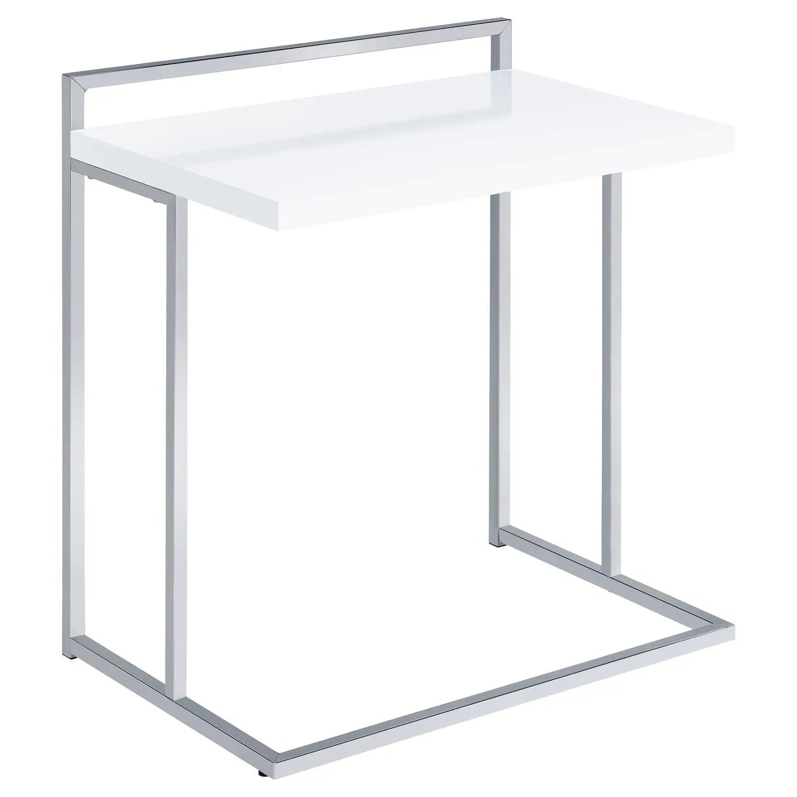 Rectangular Top Snack Table - White by HouseOfZazla
