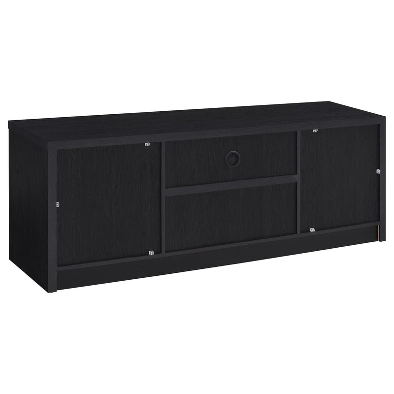 Winfield 3-piece Entertainment Center 60-inch TV Stand Black by Unique Piece Furniture