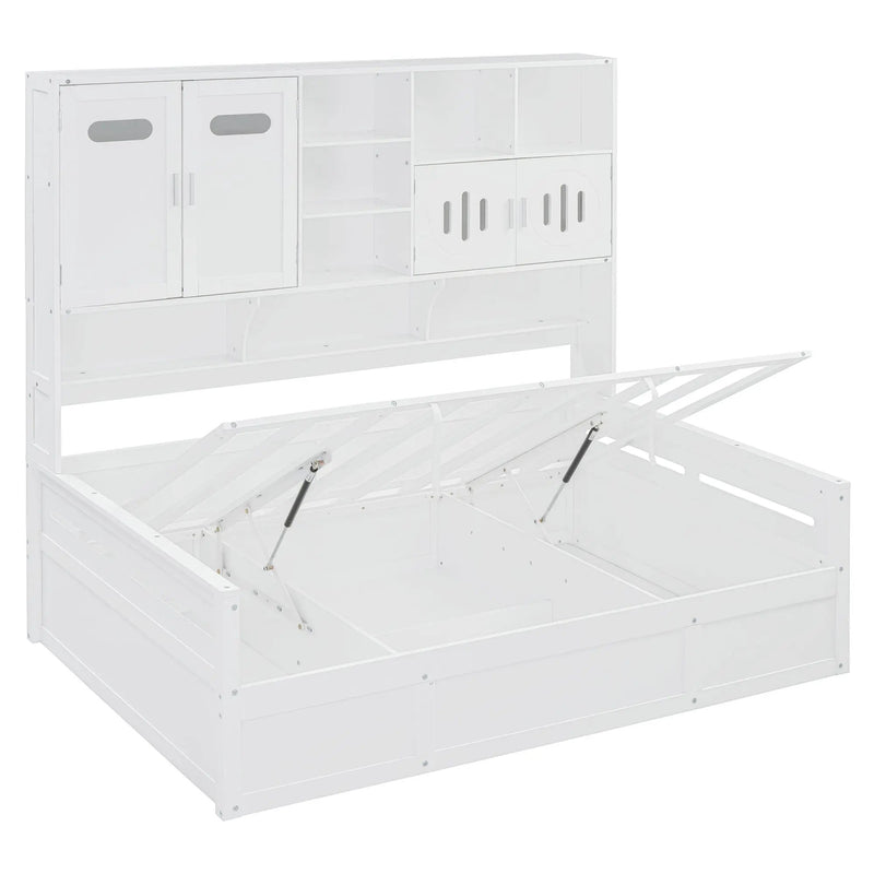 Daybed With All-In-One Cabinet And Shelf by Unique Piece Furniture