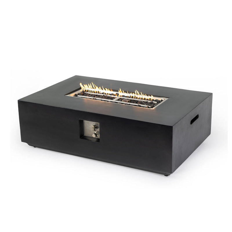 Propane / Natural Gas Fire Pit Table, 50,000 BTU - Charcoal by HouseOfZazla