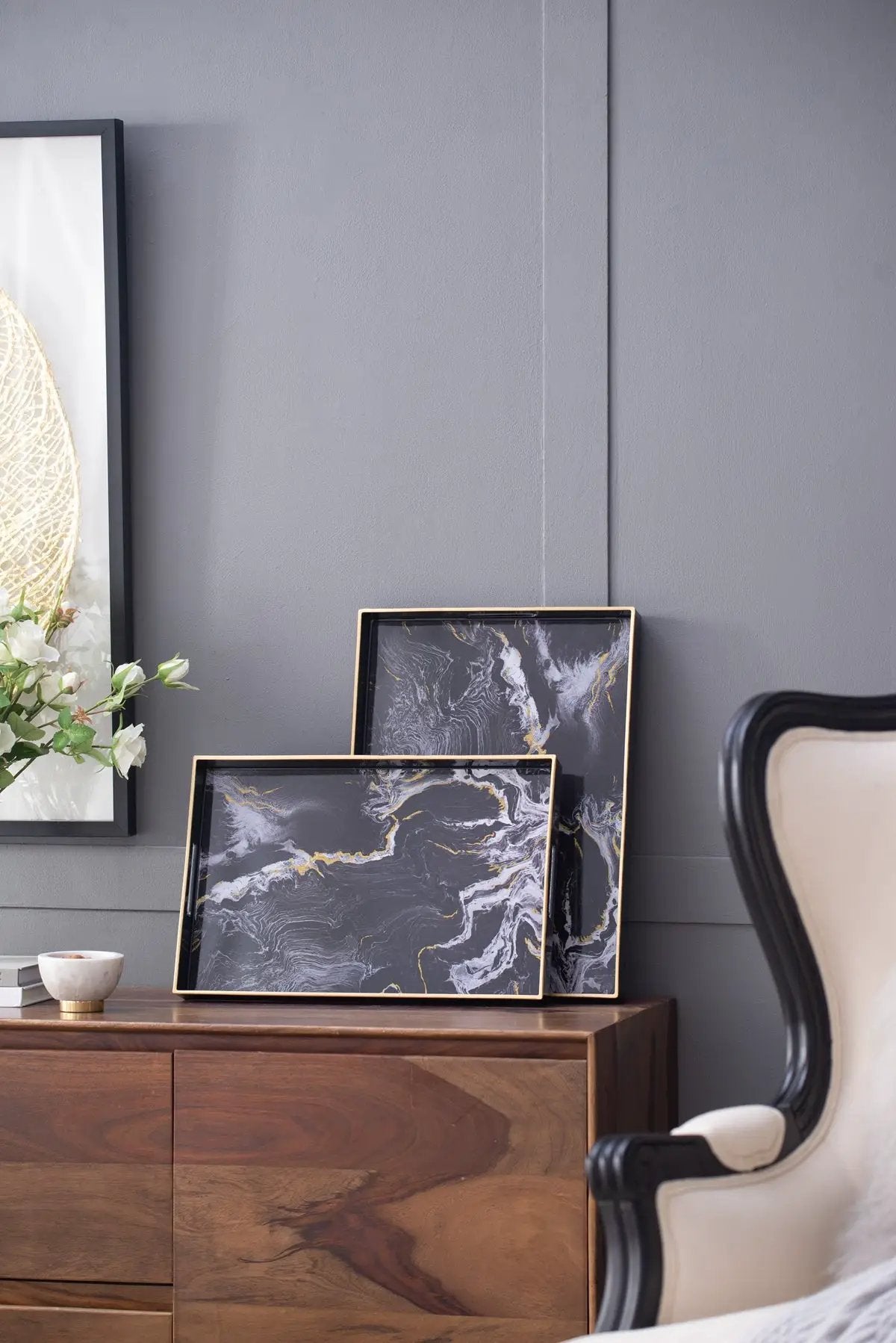 S/2 Effra Rectangular Trays by HouseOfZazla