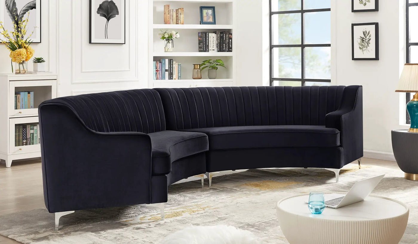 Curved Sofa by HouseOfZazla