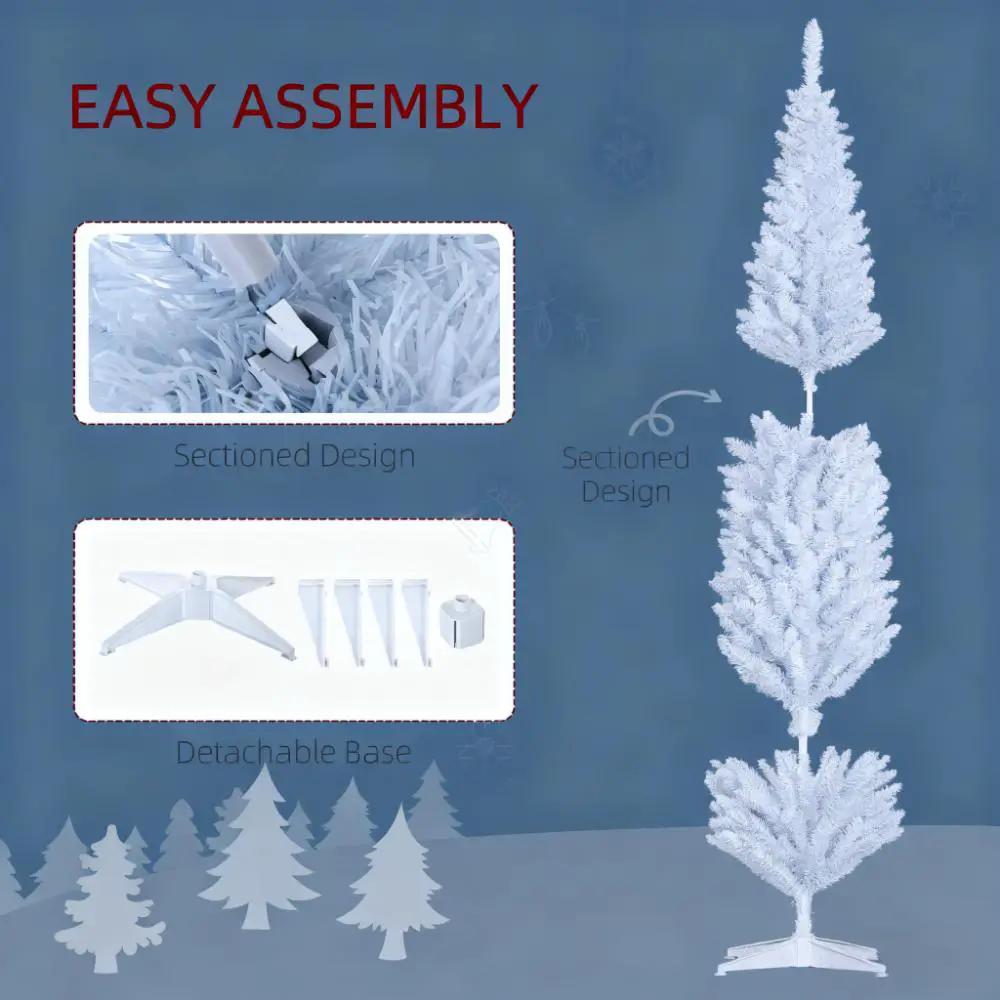 8ft Pencil Artificial Christmas Tree by HouseOfZazla