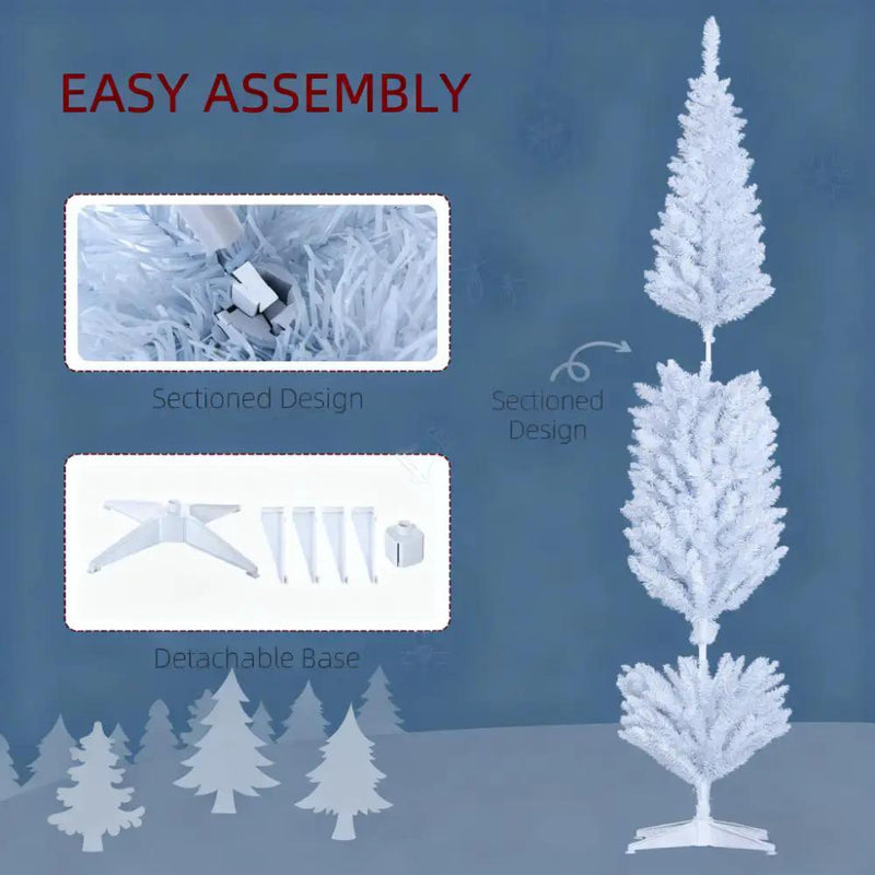 8ft Pencil Artificial Christmas Tree by HouseOfZazla