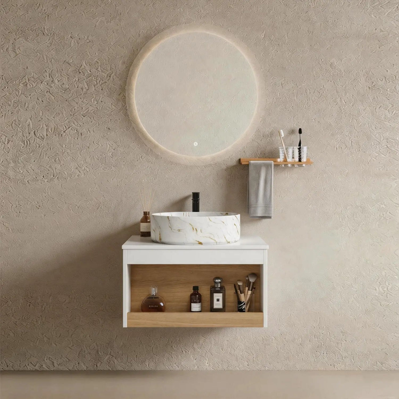Floating Bathroom Vanity With Vessel Sink by Unique Piece Furniture